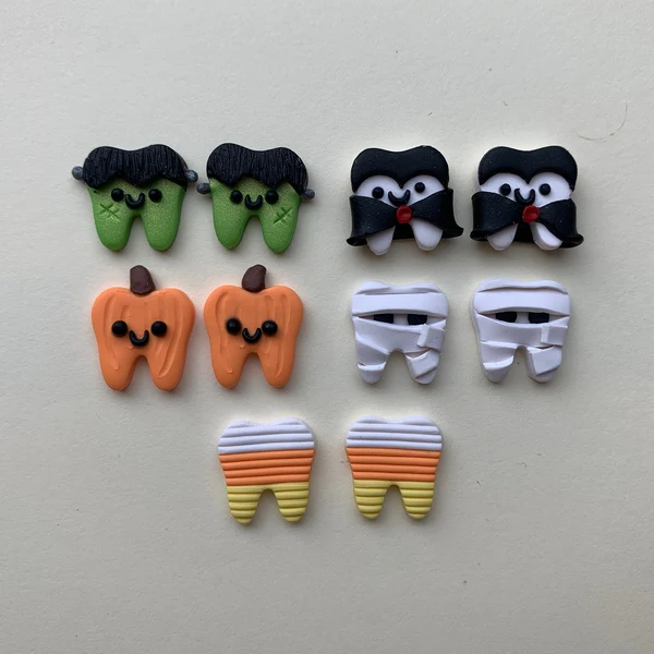 Halloween Teeth Earrings